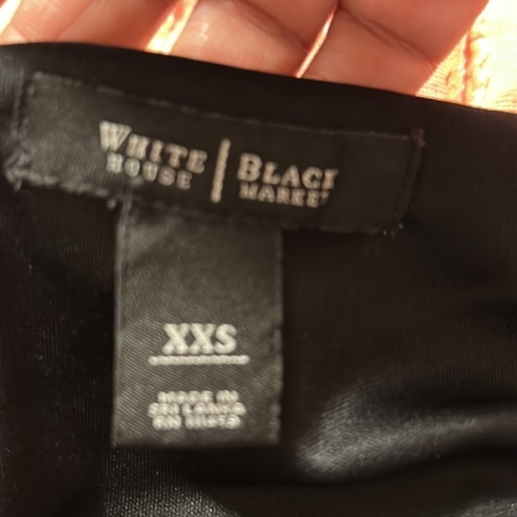 𝅺White House Black Market Mini Patterned Dress. Size XXS in EUC. - Picture 7 of 8